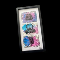 Snaps - 3x Print Linocut Framed