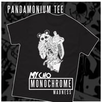 Image 1 of PANDAMONIUM - MONOCHROME UNISEX TEE