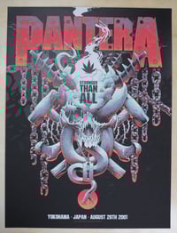 Pantera - 8/26/2001 - Final Concert 20th Anniversary Art Print - Variant Edition