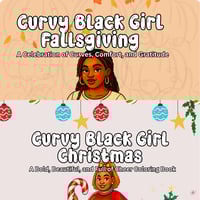 Image 1 of Curvy Girl Holiday Magic Bundle: A Bold Curvy Coloring Book for Women of all ages