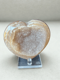 Druzy Agate Heart