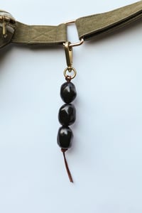 Image 2 of Black rocks bag charm