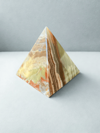 Image 2 of Green Onyx Pyramid