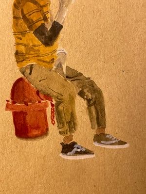 Uncle with Vans Smoking Cig (ORIGINAL)