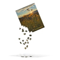 Image 3 of Wildflower Mountain Sunrise - Jigsaw Puzzle - 252 Pieces