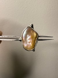 Image 1 of Light peach baroque ring