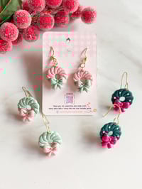 Image 1 of Dainty Wreath Dangles
