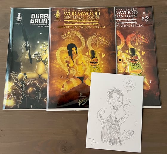 Image of BUBBLES GRUNTER #1 + WORMWOOD 3 PACK