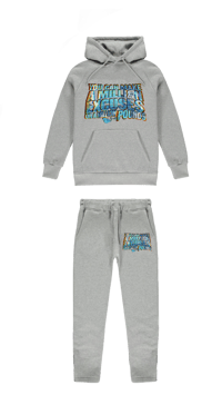 A MILLY £- GREY TRACKSUIT