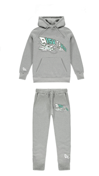 RISKTAKERZ 2.0 TEAL- GREY TRACKSUIT