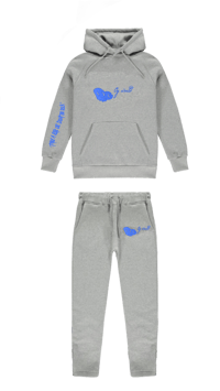 OG WORLD BLUE- GREY TRACKSUIT