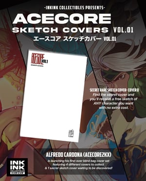 Image of Pre-Order:  Alfredo Cardona 'acecore2kx' Sketchbook Vol.01 < Blindbag >  // 2025 ** Limited **