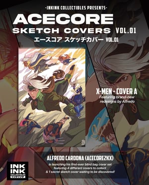 Image of Pre-Order:  Alfredo Cardona 'acecore2kx' Sketchbook Vol.01 < Blindbag >  // 2025 ** Limited **