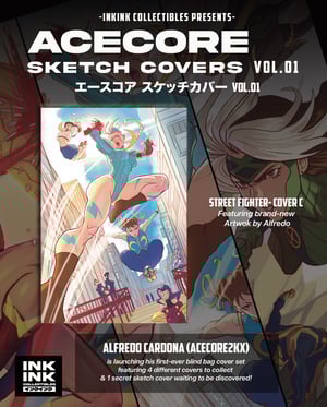Image of Pre-Order:  Alfredo Cardona 'acecore2kx' Sketchbook Vol.01 < Blindbag >  // 2025 ** Limited **