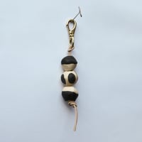 Image 1 of B + W bag charm