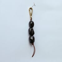 Image 1 of Black rocks bag charm