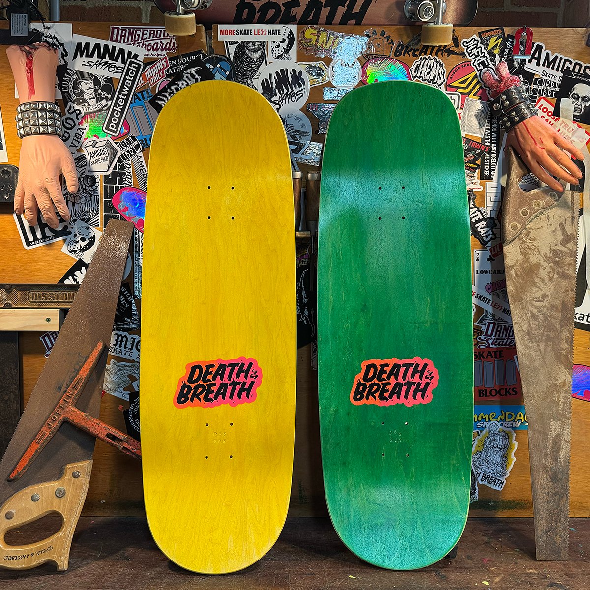 10.5 Eggsicle & ShEggsicle Skateboard Decks | Death Breath Skateboards