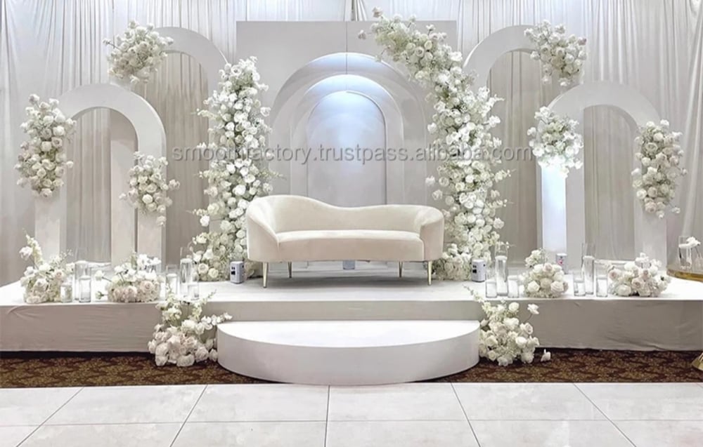 Image of White Wood 5 Backdrop set only 