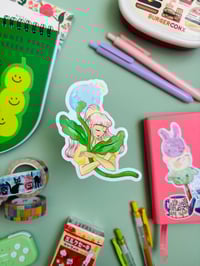 Image 2 of Magical Bouquet Girls Vinyl Sticker 