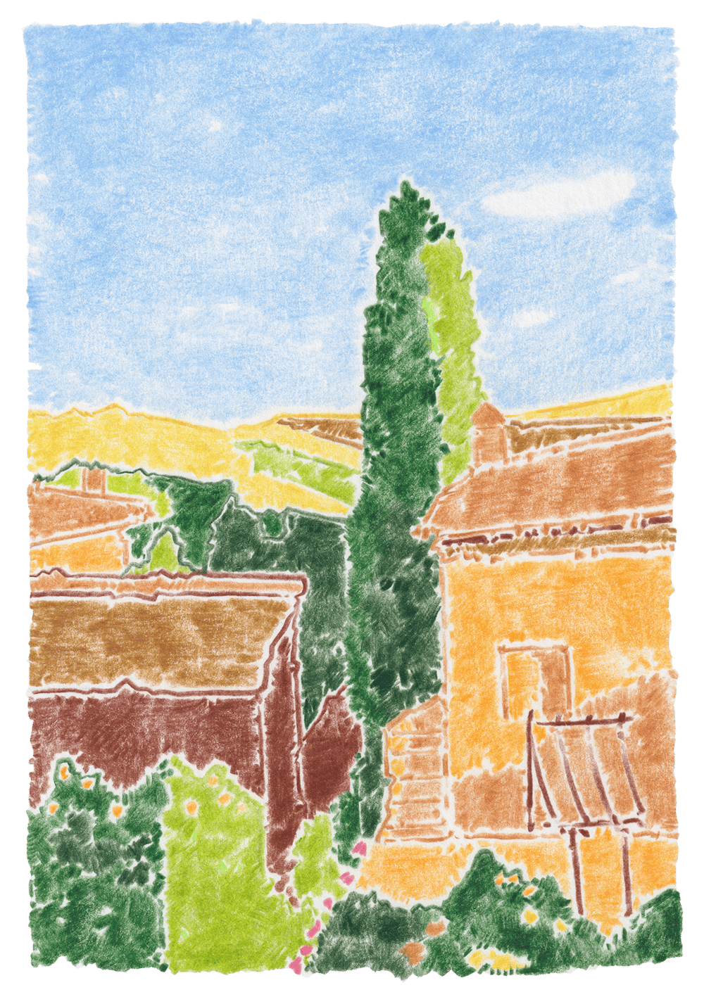 Image of Tuscany in the Morning Light