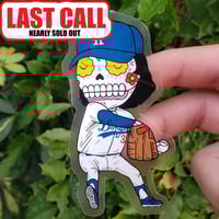 Image 1 of 1981 Calavera Clear Vinyl Sticker 