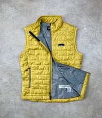 Image 3 of Patagonia Nano Puff Vest Surfboard Yellow Medium Mens 
