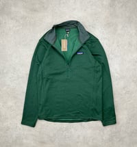 Image 2 of Patagonia R1 Daily Zip Neck Fleece Pullover Northern Green Medium Mens 