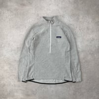 Image 1 of Patagonia R1 Air Zip Neck Fleece Pullover Wool White Large Women's 