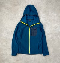Image 2 of Patagonia R1 Air Fleece Full Zip Hoody Crater Blue Small Mens 