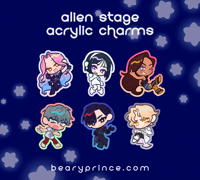Alien Stage Acrylic Charms