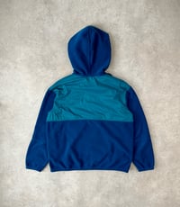 Image 2 of Patagonia Microdini Fleece Hoody Tidepool Blue Medium Womens 
