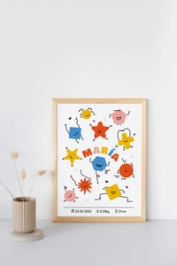 Image 3 of PERSONALIZADO Happy Monstruitos (30x40cm)