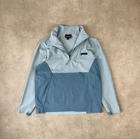 Image 2 of Patagonia R1 Crossstrata Techface Fleece Pullover Steam Blue Unisex Medium