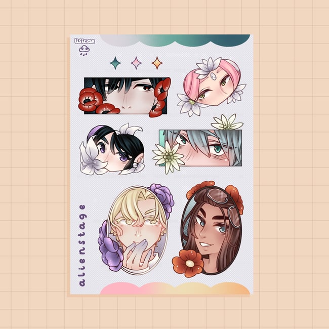 Stickers Sheet - Alien Stage