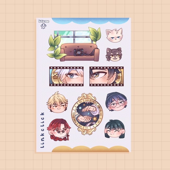 Stickers Sheet - Link Click