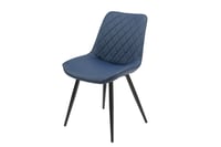 Image 1 of Silvia Chair Blue / Black or Chrome Legs