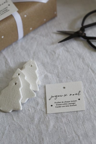 Image of Etiquette cadeau Noël s'émerveiller