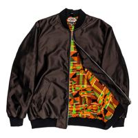Image 1 of Khama African Bronze Bomber Jacket