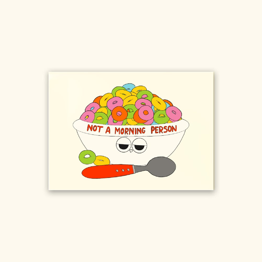 Image of A6 - NOT A MORNING PERSON