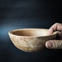 Image 1 of Pole Lathe Turned Cawl Bowl