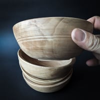 Image 2 of Pole Lathe Turned Cawl Bowl
