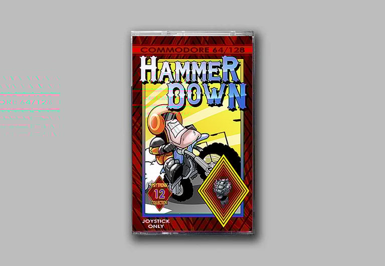 Image of Hammer Down (Psytronik Collection C64 Tape) PRE-ORDER