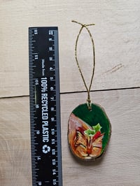 Image 2 of Small hanging decoration 'Dreaming of Santa Paws'