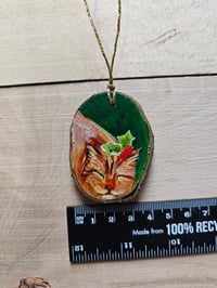 Image 3 of Small hanging decoration 'Dreaming of Santa Paws'