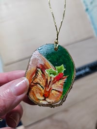 Image 1 of Small hanging decoration 'Dreaming of Santa Paws'