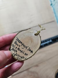 Image 4 of Small hanging decoration 'Dreaming of Santa Paws'