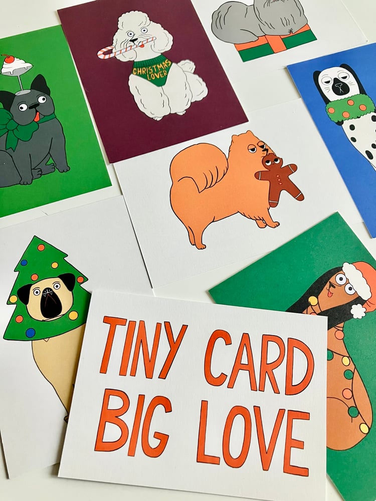 Image of PACK OF A7 CARD - HAPPY DOGS