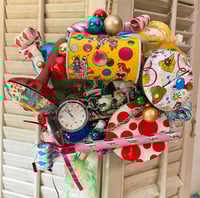 Countdown! Vintage Happy New Years Noisemakers Wreath