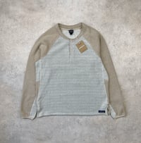Image 1 of Patagonia R1 Air Henley Fleece Pullover Oar Tan Large Womens 