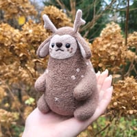 Image 2 of Finnegan the Needle Felted Forest Creature